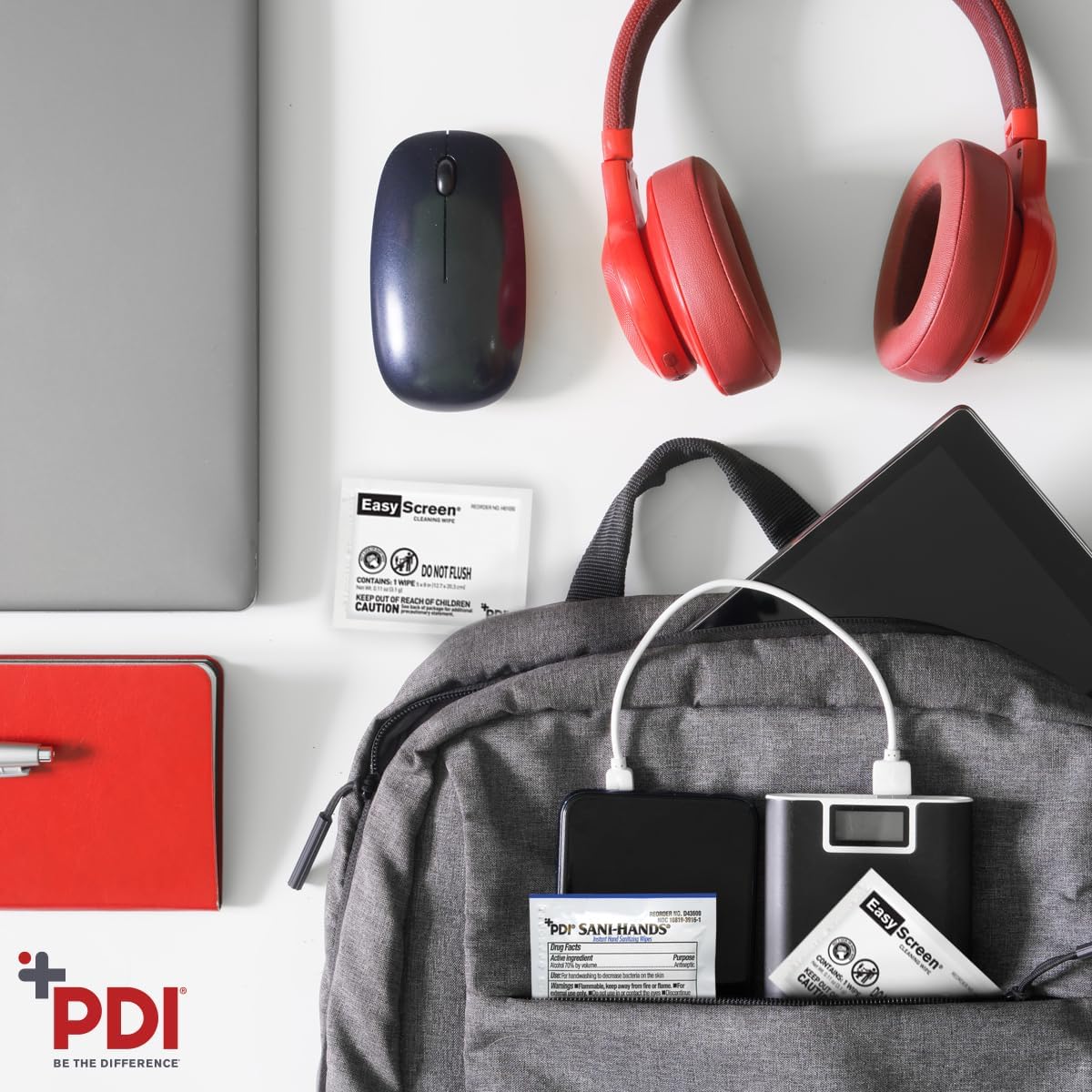 Easy Screen Surface Cleaner Premoistened Alcohol Based Manual Pull Wipe 50 Count Individual Packet Alcohol Scent NonSterile, Packaging Type- Case