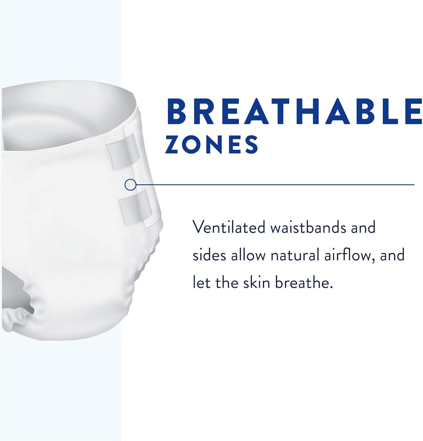 Unisex Adult Incontinence Brief Prevail Breezers Medium Disposable Heavy Absorbency, Packaging Type- Case