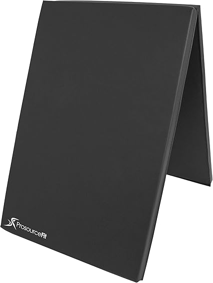 Colchoneta plegable ProsourceFit de 1,83 m x 60 cm con asas para MMA, gimnasia y entrenamientos básicos