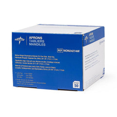 General Purpose Apron Pullover Style White Disposable, Packaging Type- Case