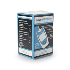 Blood Glucose Test Strips Assure Platinum 50 Strips per Pack, Packaging Type- Case