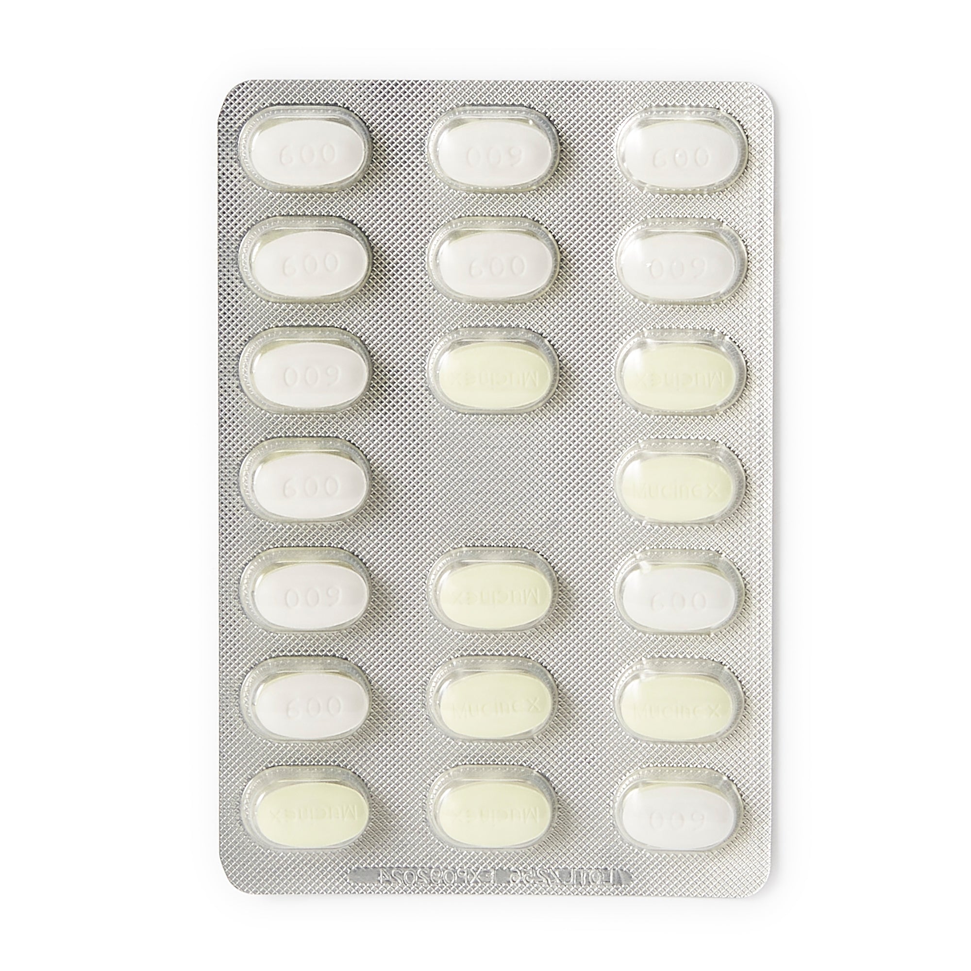 Cold and Cough Relief Mucinex DM 600 mg - 30 mg Strength Tablet 20 per Box, Packaging Type- Box