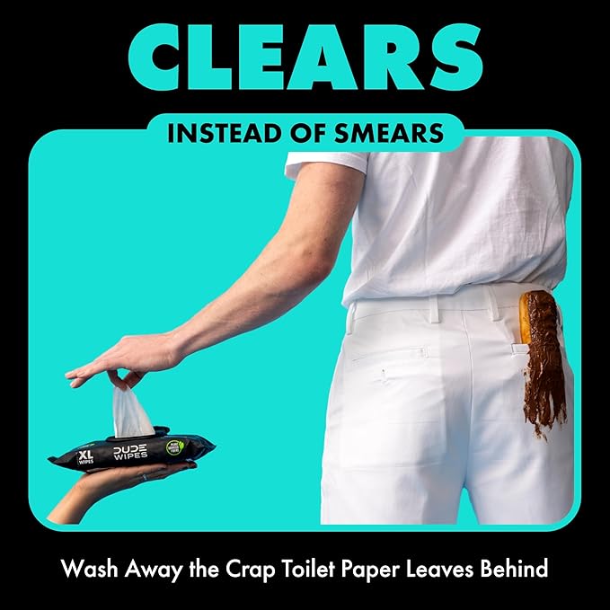 dude wipes wipes dispenser pack case of 8 48 count