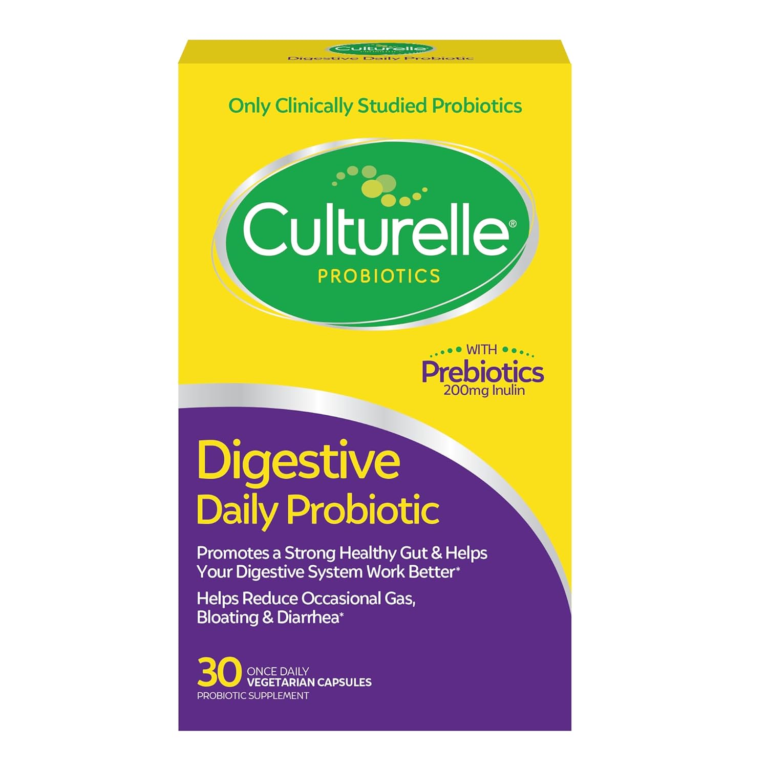 Probiotic Dietary Supplement Culturelle 30 per Box Capsule, Packaging Type- Box