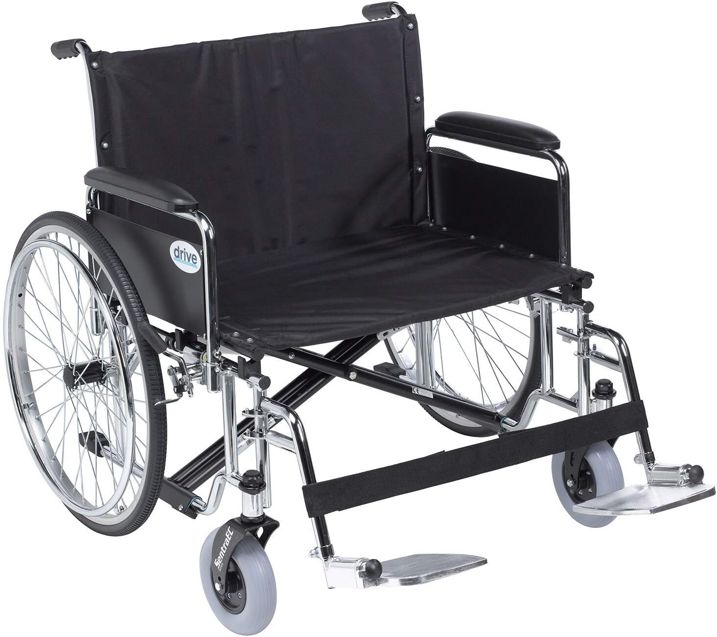 drive sentra heavy duty extra wide wheelchair 700 lb capacity