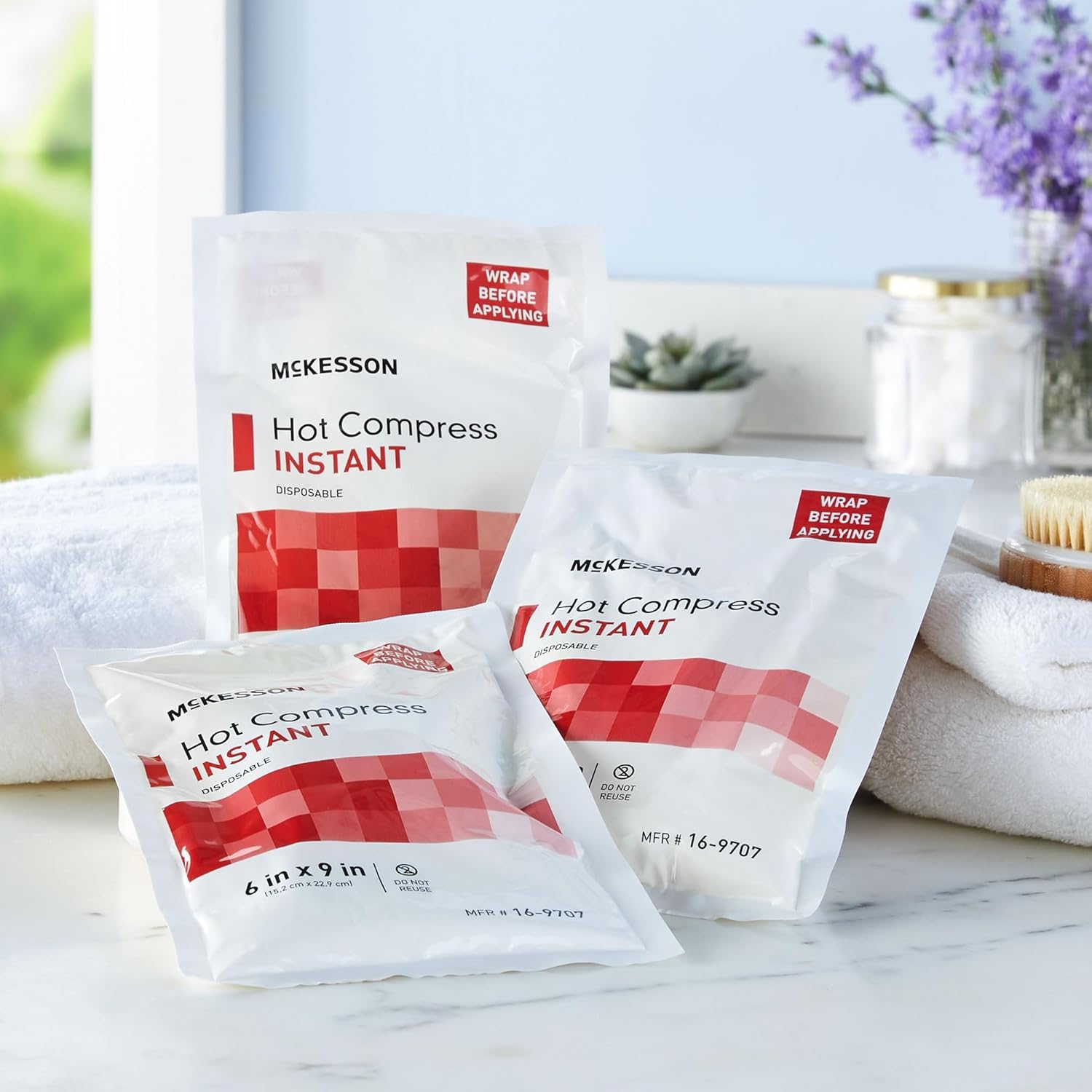 Instant Hot Pack McKesson General Purpose Large Plastic Disposable, Packaging Type- Case