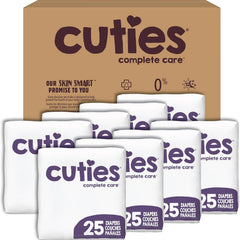 unisex baby diaper cuties complete care newborn disposable heavy absorbency packaging type case