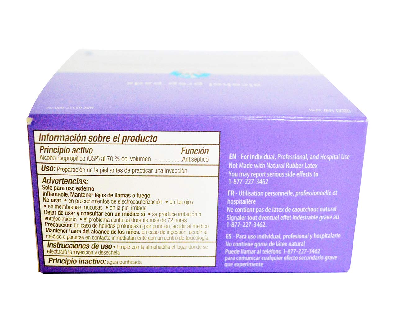 Alcohol Prep Pad Cardinal Health 70% Strength Isopropyl Alcohol Individual Packet Medium Sterile, Packaging Type- Case