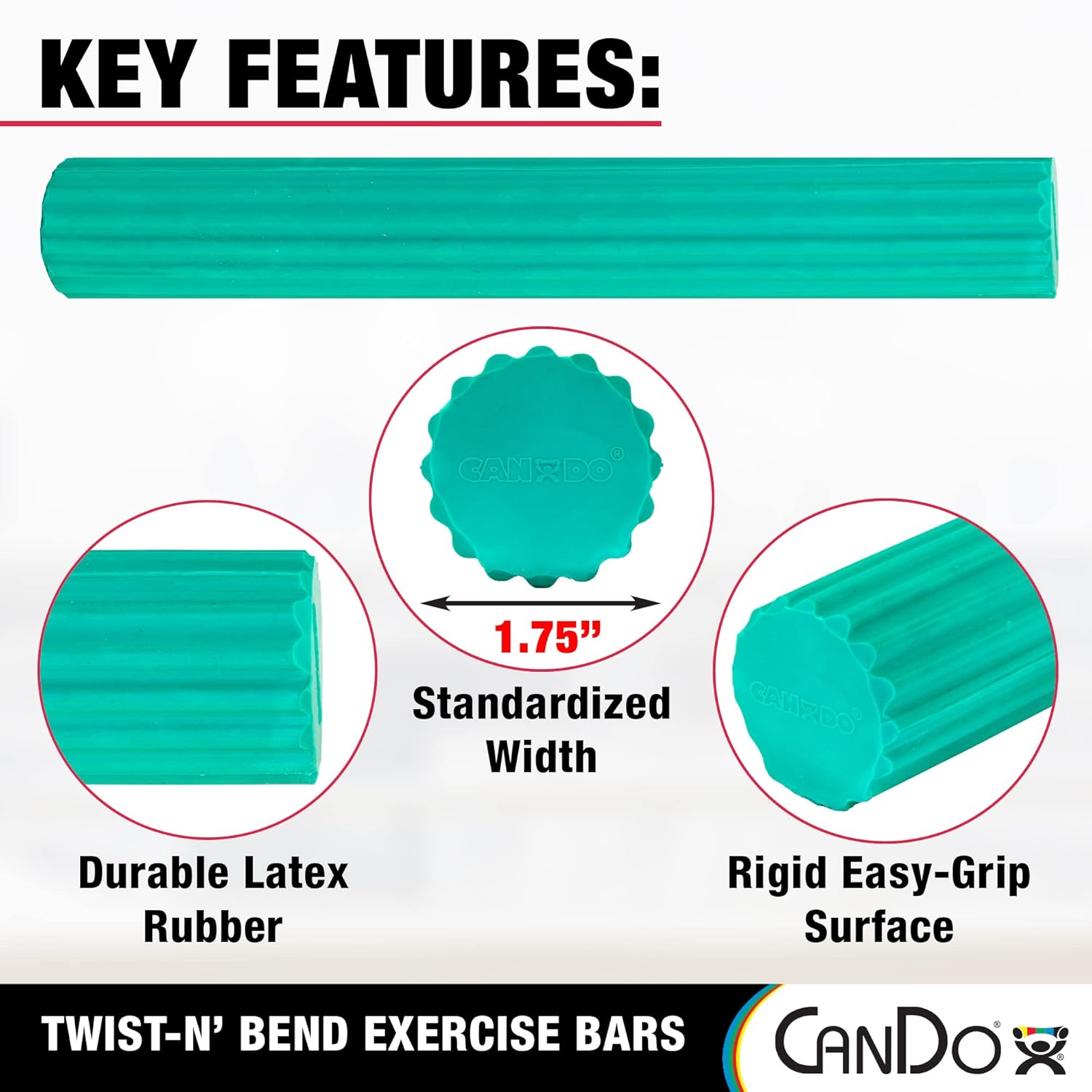 Cando Twist-n-bend Hand/wrist Exerciser Green