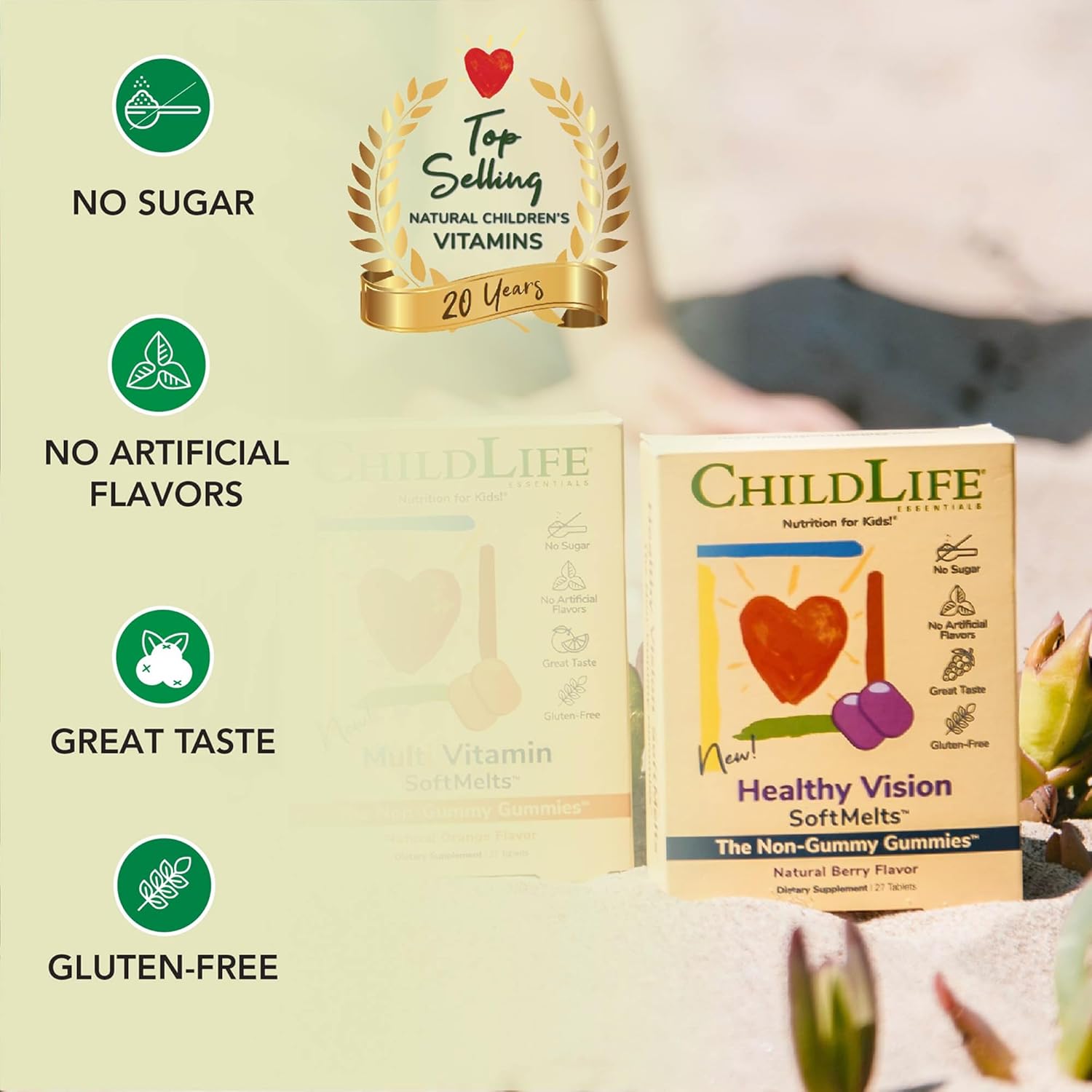 childlife essentials healthy vision soft melts 1 each 27 tab