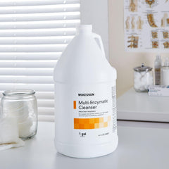 Multi-Enzymatic Instrument Detergent McKesson Liquid 1 gal. Jug Fresh Mint Scent, Packaging Type- Case