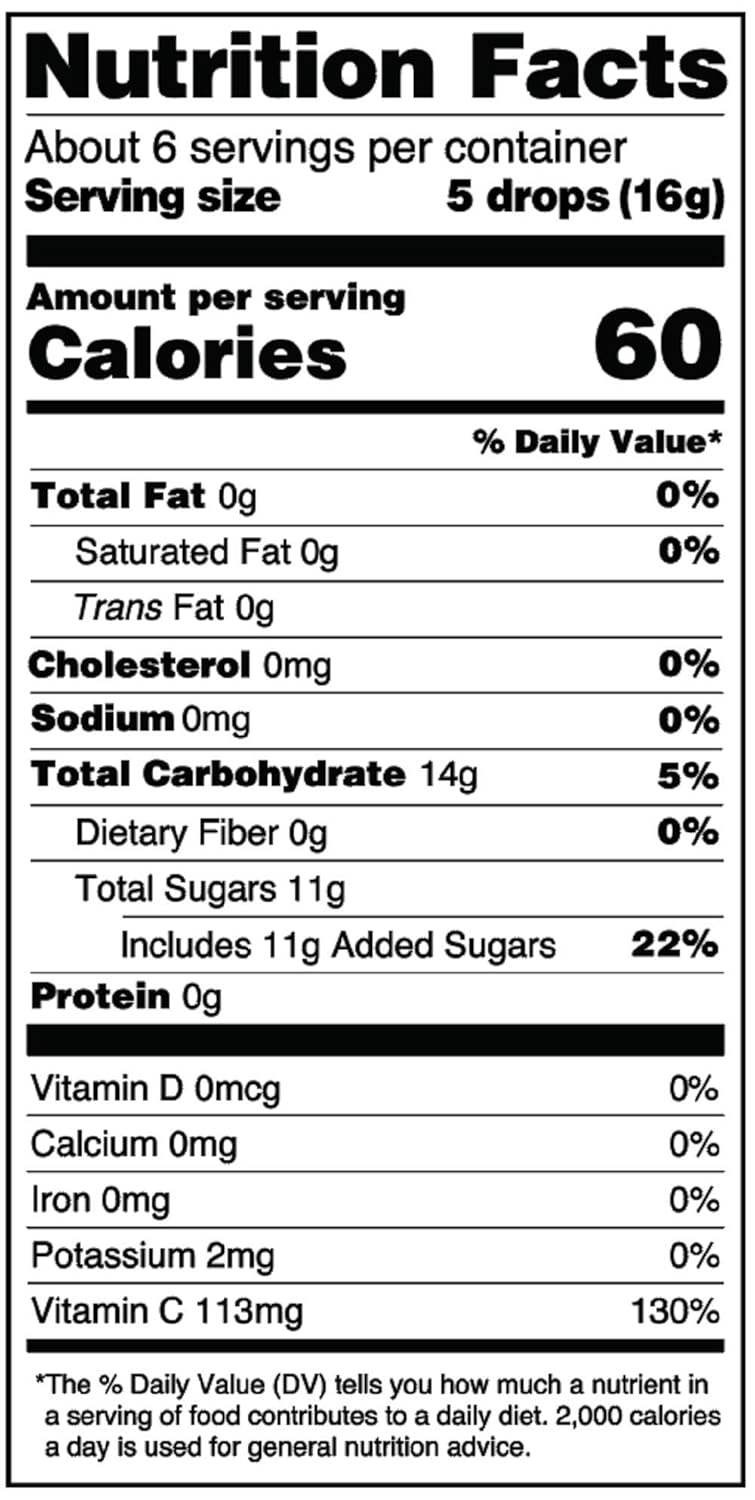 yummy earth organic vitamin c drops citrus grove case of 6 3 3 oz