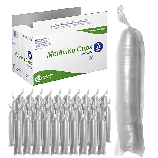 Medicine Cup Economy 1 oz. Clear Plastic Disposable NonSterile, Packaging Type- Case