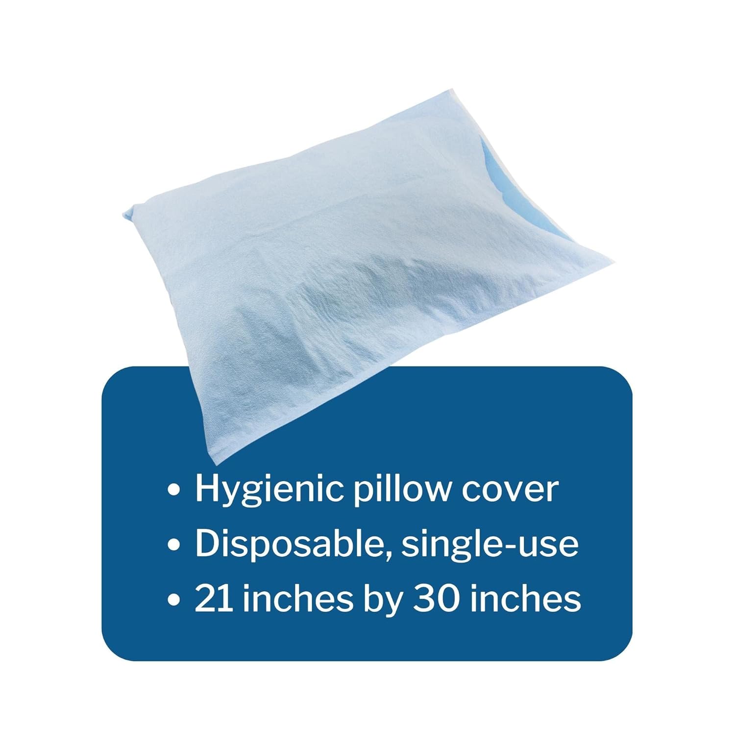 Pillowcase McKesson Standard White Disposable, Packaging Type- Each