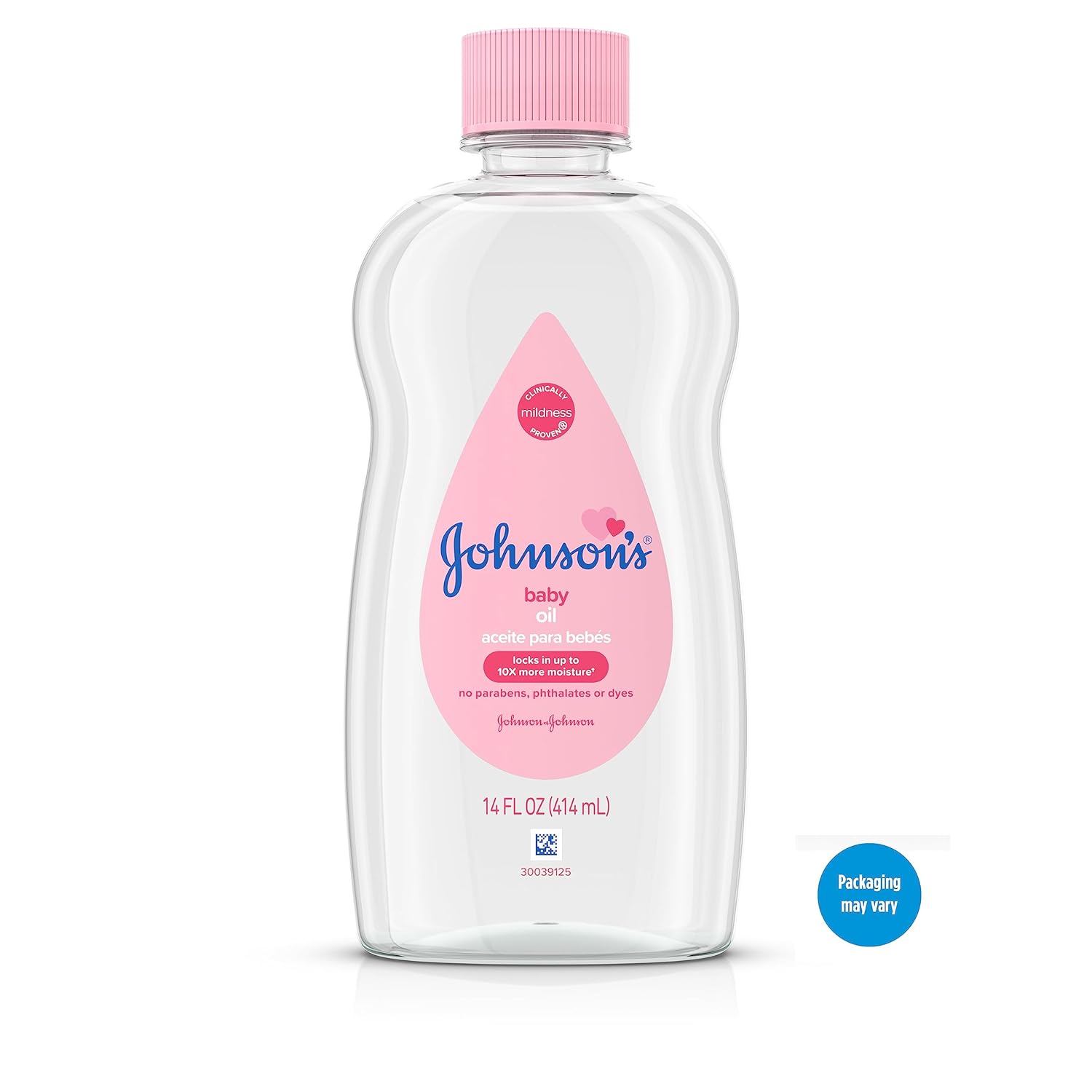 Aceite para bebé Johnson's, botella de 14 oz, aceite perfumado, tipo de empaque: caja