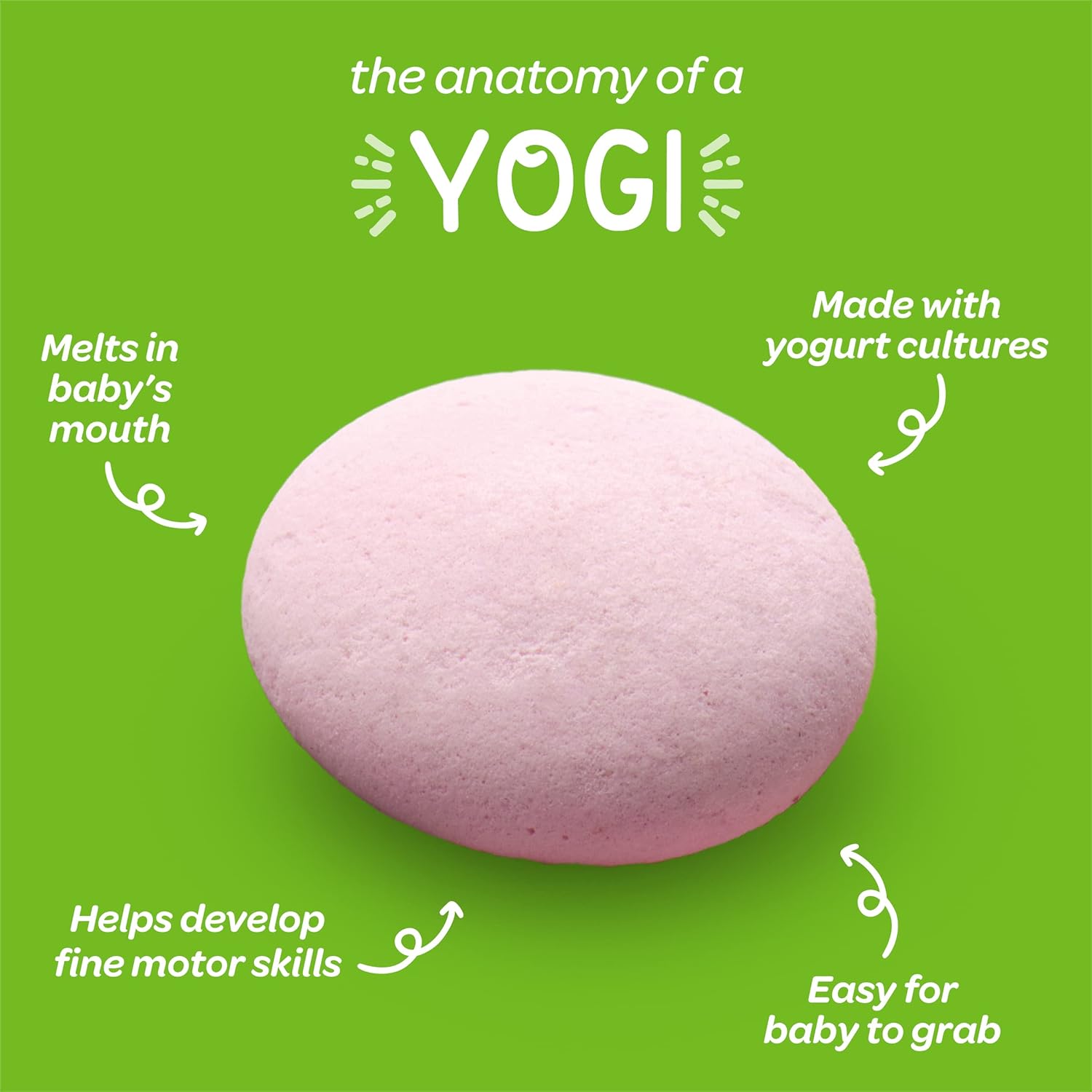 happy baby happy yogis organic superfoods yogurt and fruit snacks strawberry 1 oz case of 8