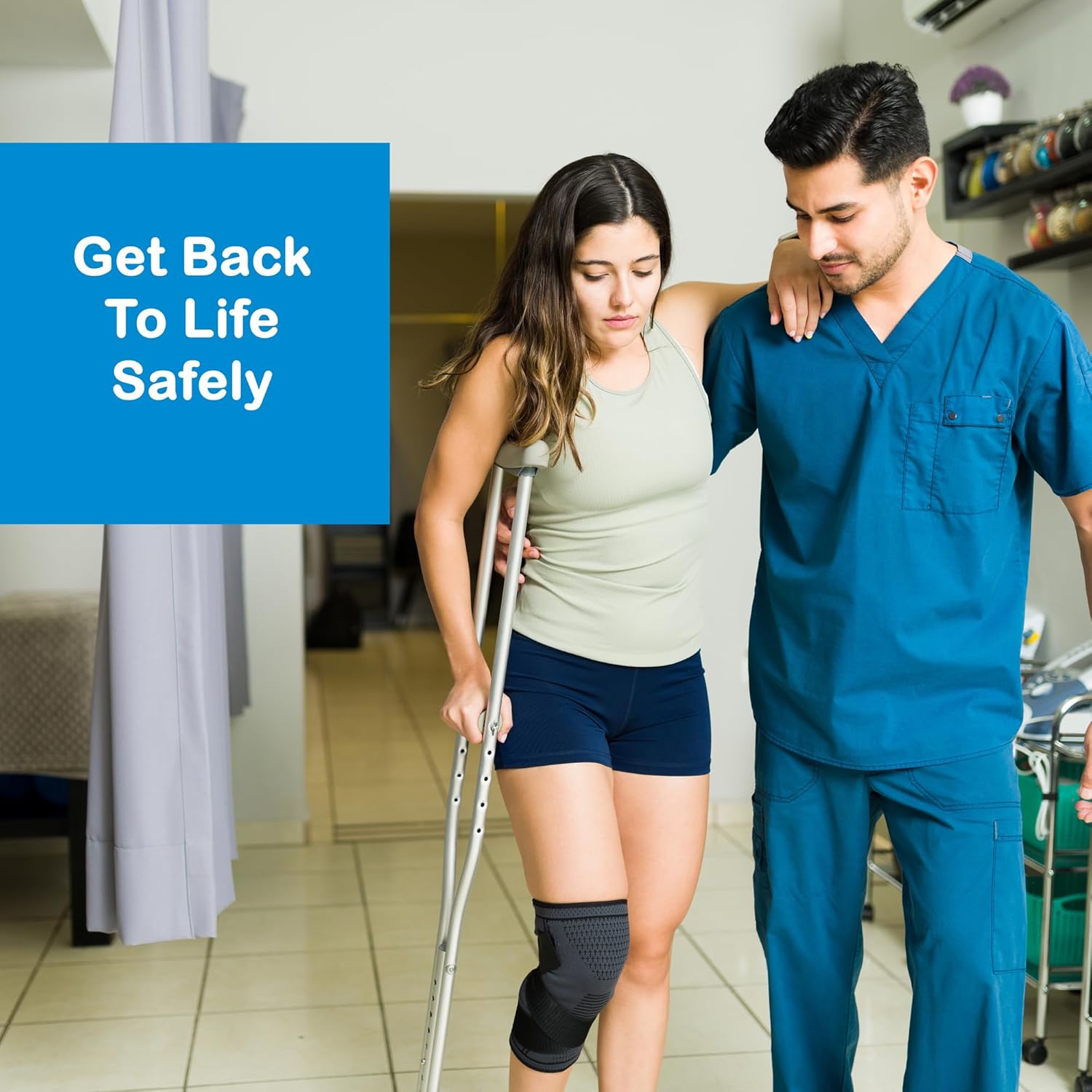 ProBasics Aluminum Underarm Crutches (Tall, 5'10" - 6'6")
