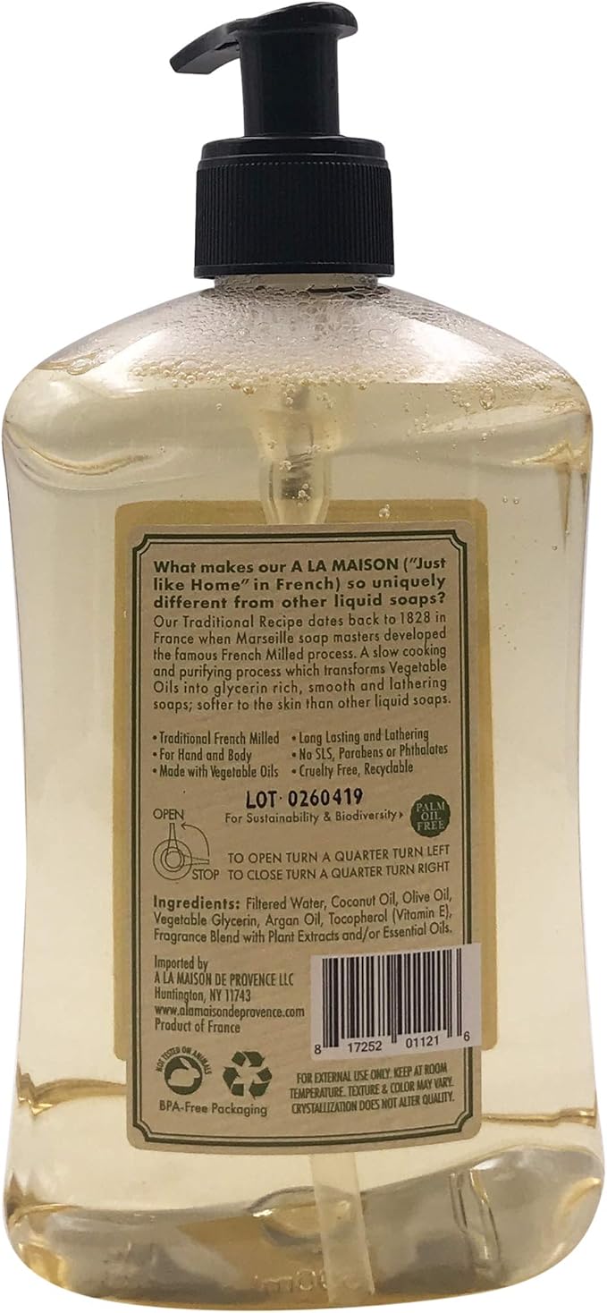 A La Maison De Provence Yuzu Lime Liquid Soap - 1 Each - 16.9 Fz