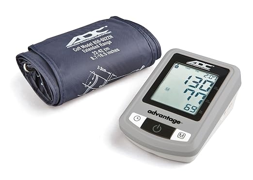 Home Automatic Digital Blood Pressure Monitor Advantage 6021N Series Wide Range Nylon Cuff 22 - 42 cm Desk Model,Packaging Type- Each