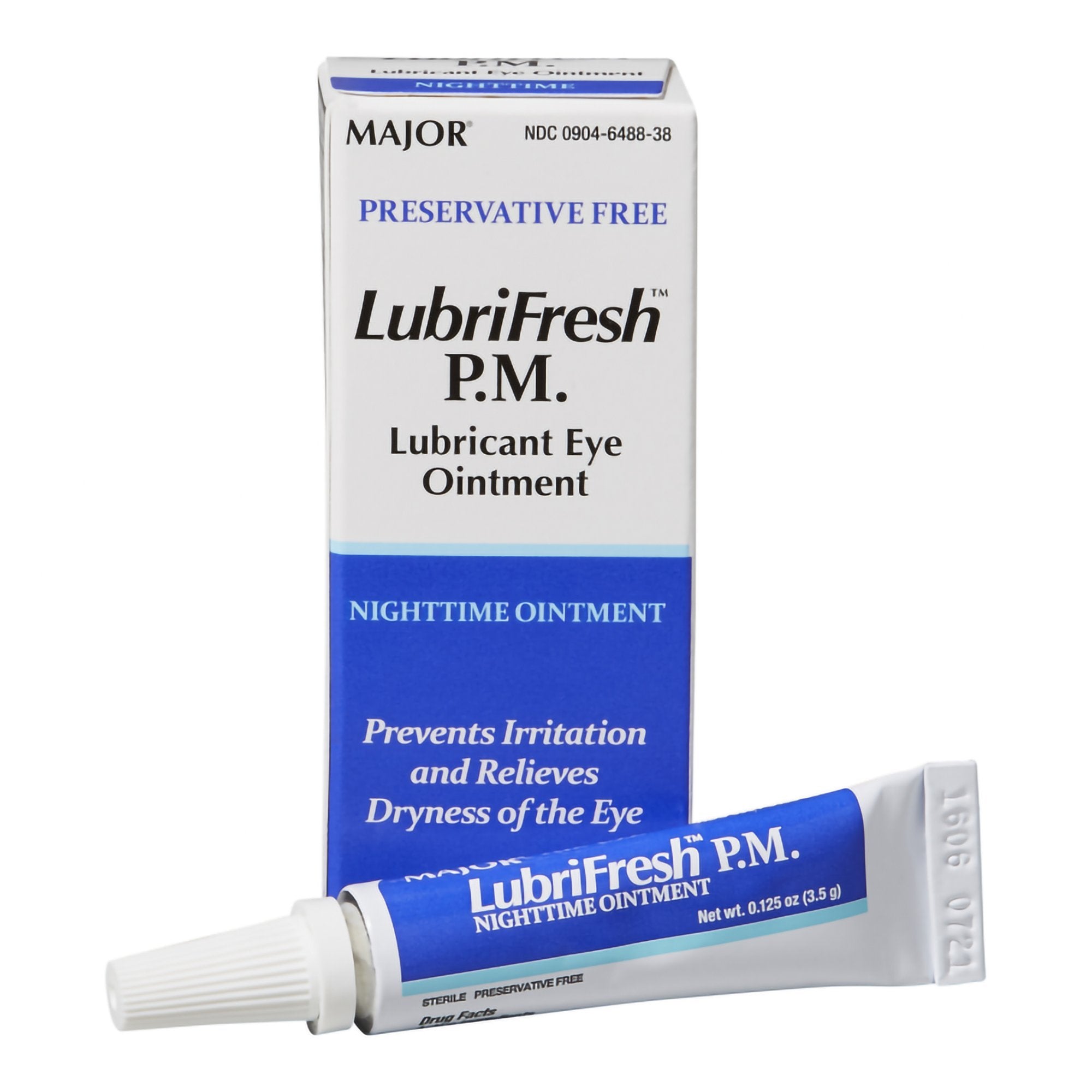 Eye Lubricant Major LubriFresh P.M. 3.5 Gram Eye Ointment