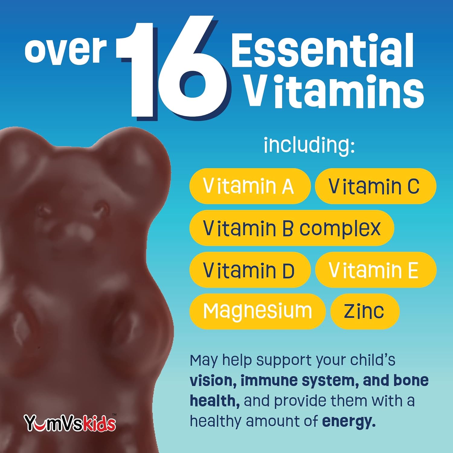 yum vs multi v plus multi mineral formula milk chocolate 60 bears