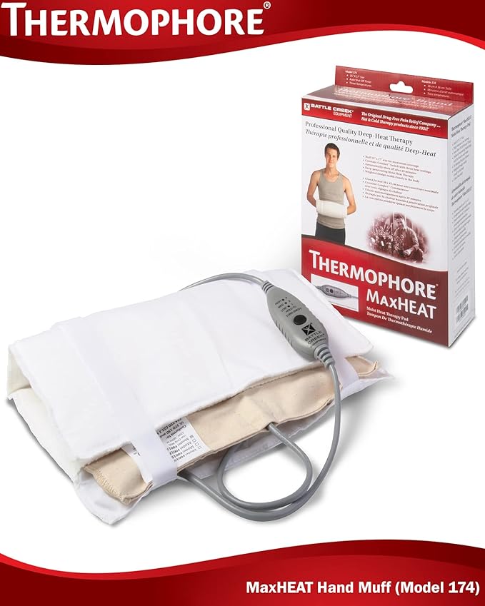 Thermophore Maxheat Muff/Hand Size (8" x 17" Rolled)