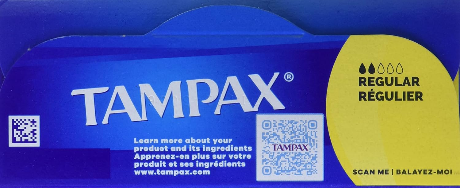 tampax regular absorbency tampon 40 per box tampax tampon mk783577bx