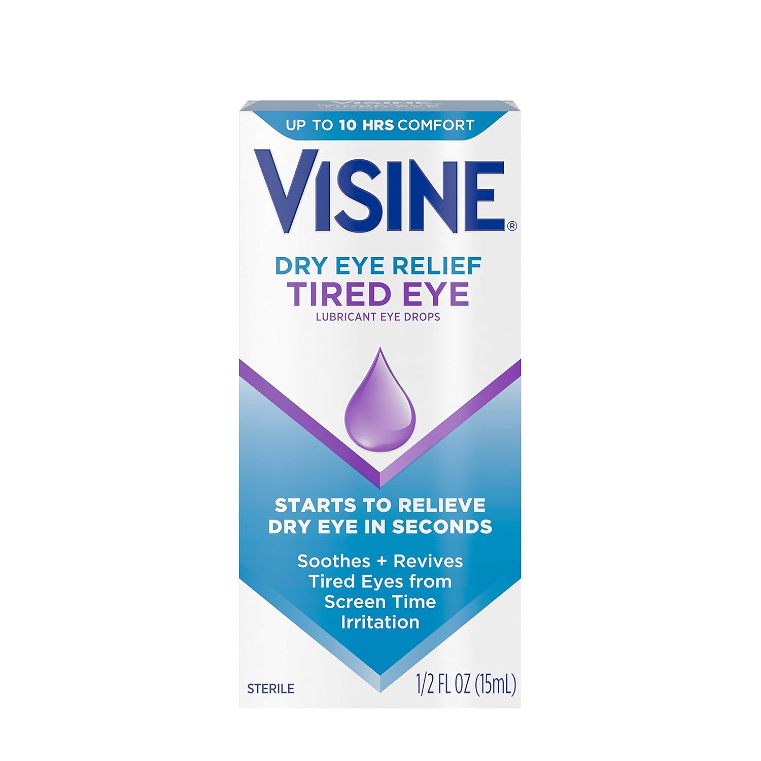 Eye Lubricant Visine 0.5 oz. Eye Drops,Packaging Type- Each