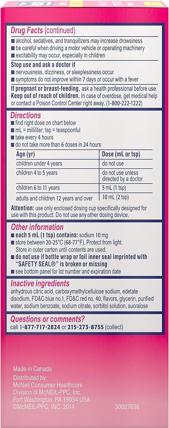 benadryl childrens allergy plus congestion liquid grape flavor 4 ounces children s benadryl allergy plus congestion childrens allergy relief mk1252651ea