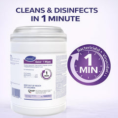 Oxivir 1 Surface Disinfectant Cleaner Premoistened Broad Spectrum Manual Pull Wipe 160 Count Canister Scented NonSterile | 12CT/Case