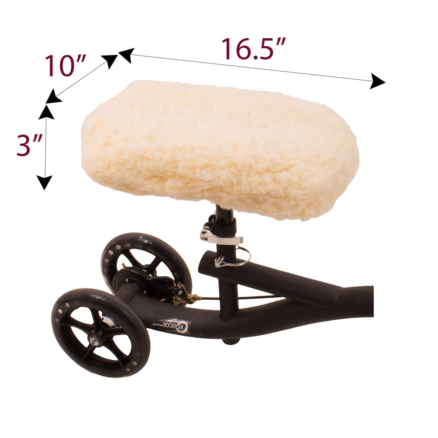 Roscoe Universal Knee Scooter Pad Cover