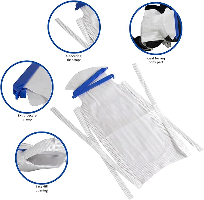 Ice Bag Accu-Therm General Purpose 6-1/2 X 14 Inch Plastic / Polypropylene Reusable, Packaging Type- Case