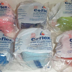 Cohesive Bandage CoFlex NL 2 Inch X 5 Yard Self-Adherent Closure Neon Pink / Blue / Purple / Light Blue / Neon Green / Red NonSterile 12 lbs. Tensile Strength, Packaging Type- Case