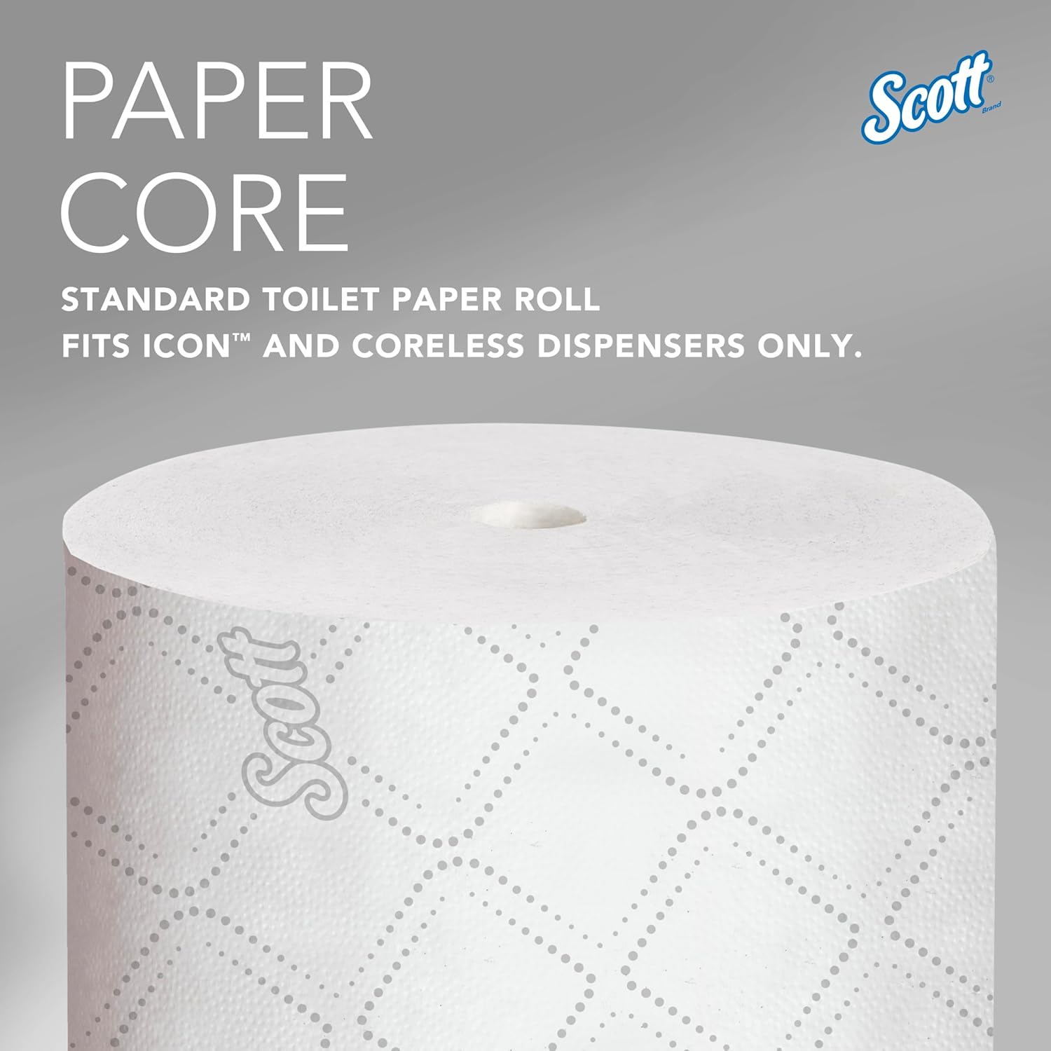 Toilet Tissue Scott Pro White 2-Ply Standard Size Cored Roll 1100 Sheets 3-7/10 X 3-9/10 Inch, Packaging Type- Case