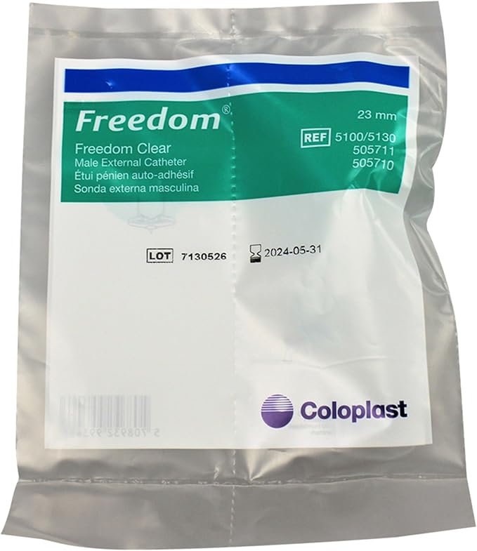 Male External Catheter Freedom Cath Self-Adhesive Seal Silicone Small, Packaging Type- Box