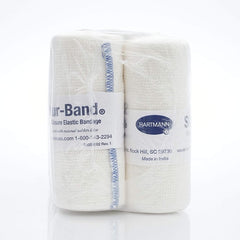 Elastic Bandage Shur-Band LF 4 Inch X 5 Yard Single Hook and Loop Closure Natural NonSterile Standard Compression, Packaging Type- Case