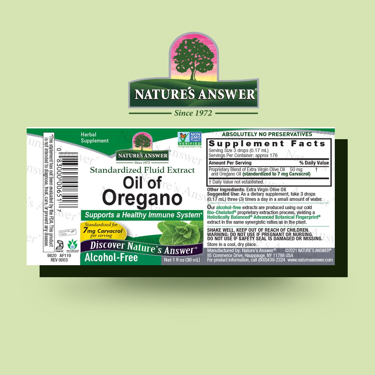 natures answer oil of oregano leaf 1 fl oz