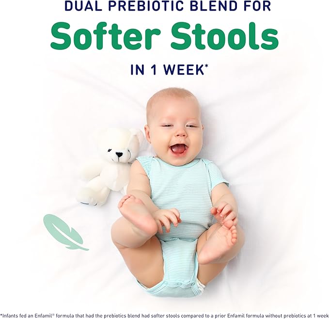 Infant Formula Enfamil Reguline Unflavored 12.4 oz. Canister Powder Prebiotic Loose Stool,Packaging Type- Each