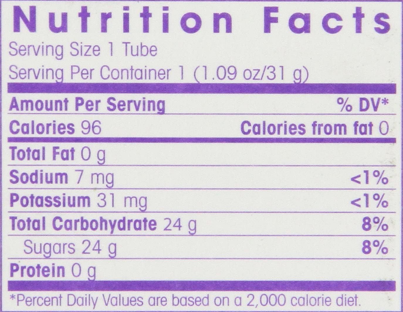 insta glucose 31 gram tube