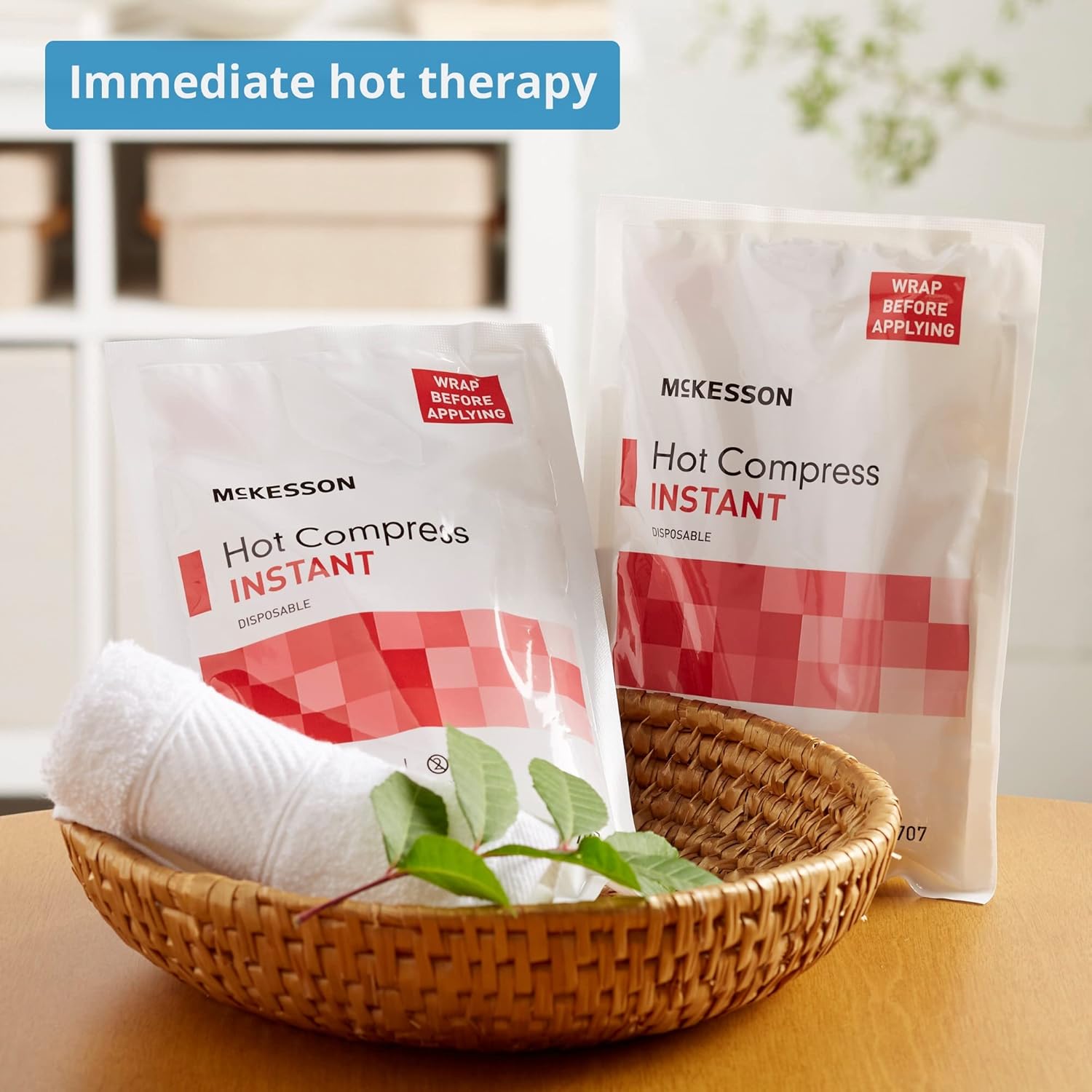 Instant Hot Pack McKesson General Purpose Large Plastic Disposable, Packaging Type- Case