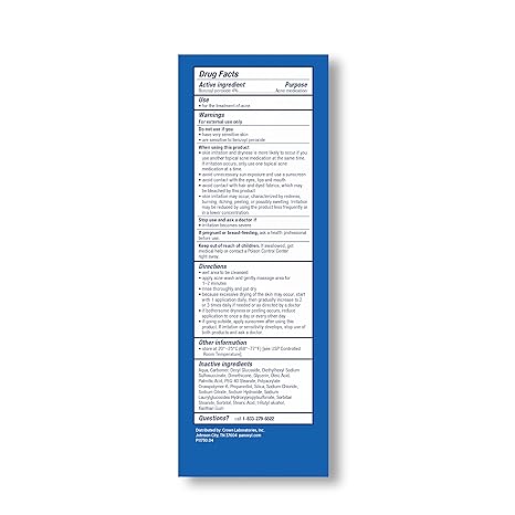 Crema para el tratamiento del acné PanOxyl de 170 ml. Tipo de envase: individual.