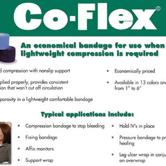 Cohesive Bandage CoFlex NL 2 Inch X 5 Yard Self-Adherent Closure Neon Pink / Blue / Purple / Light Blue / Neon Green / Red NonSterile 12 lbs. Tensile Strength, Packaging Type- Case