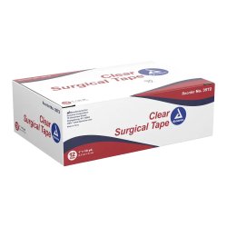 Medical Tape Dynarex Transparent 1 Inch X 10 Yard Adhesive NonSterile