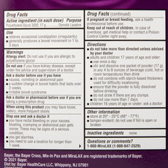 Laxative MiraLAX Powder 24 per Box 17 Gram Strength Polyethylene Glycol 3350, Packaging Type- Box