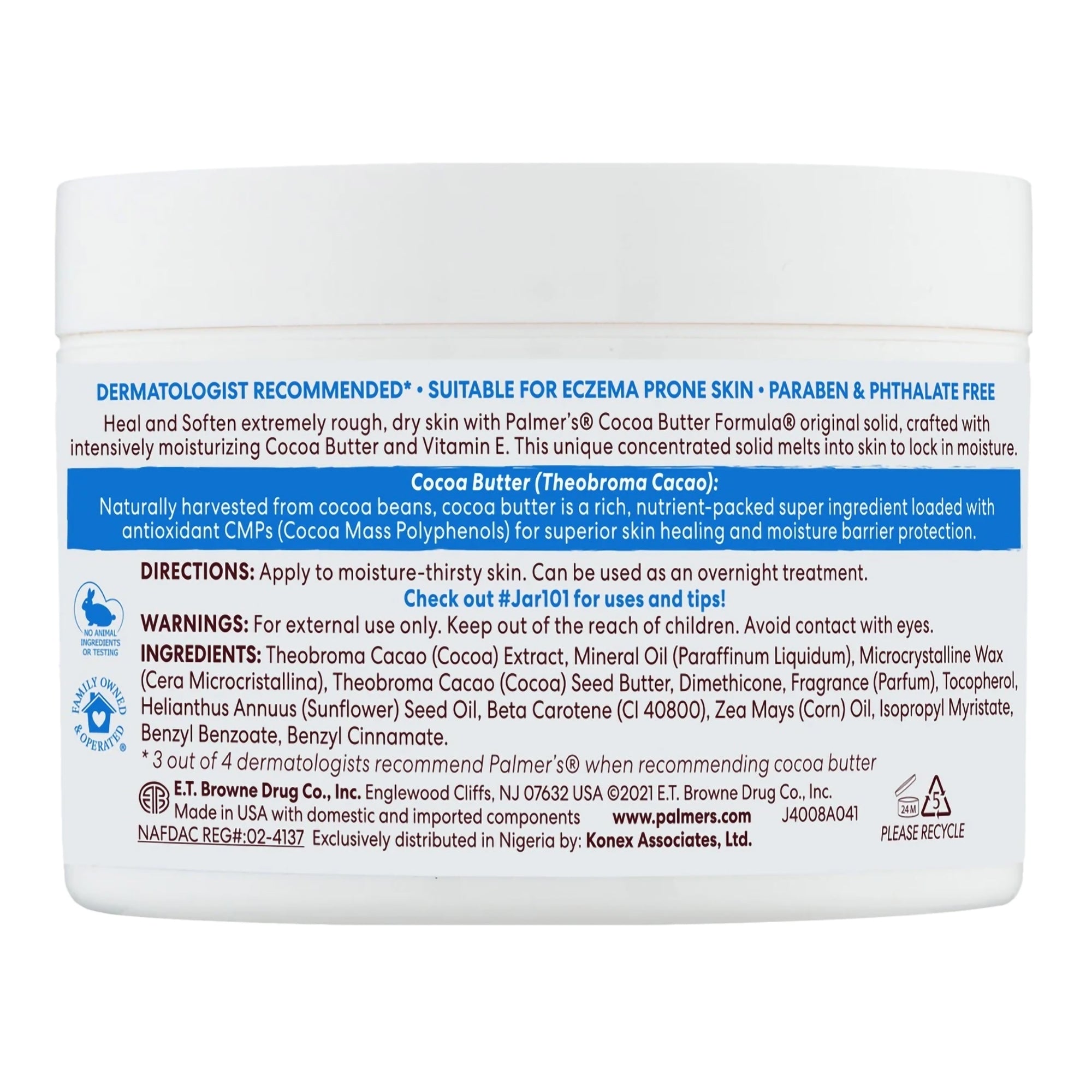 Cocoa Butter Palmers 7.25 oz. Jar Scented Cream
