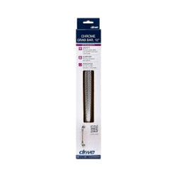 Wall Grab Bar drive Chrome Finish Knurled Steel,Packaging Type- Box