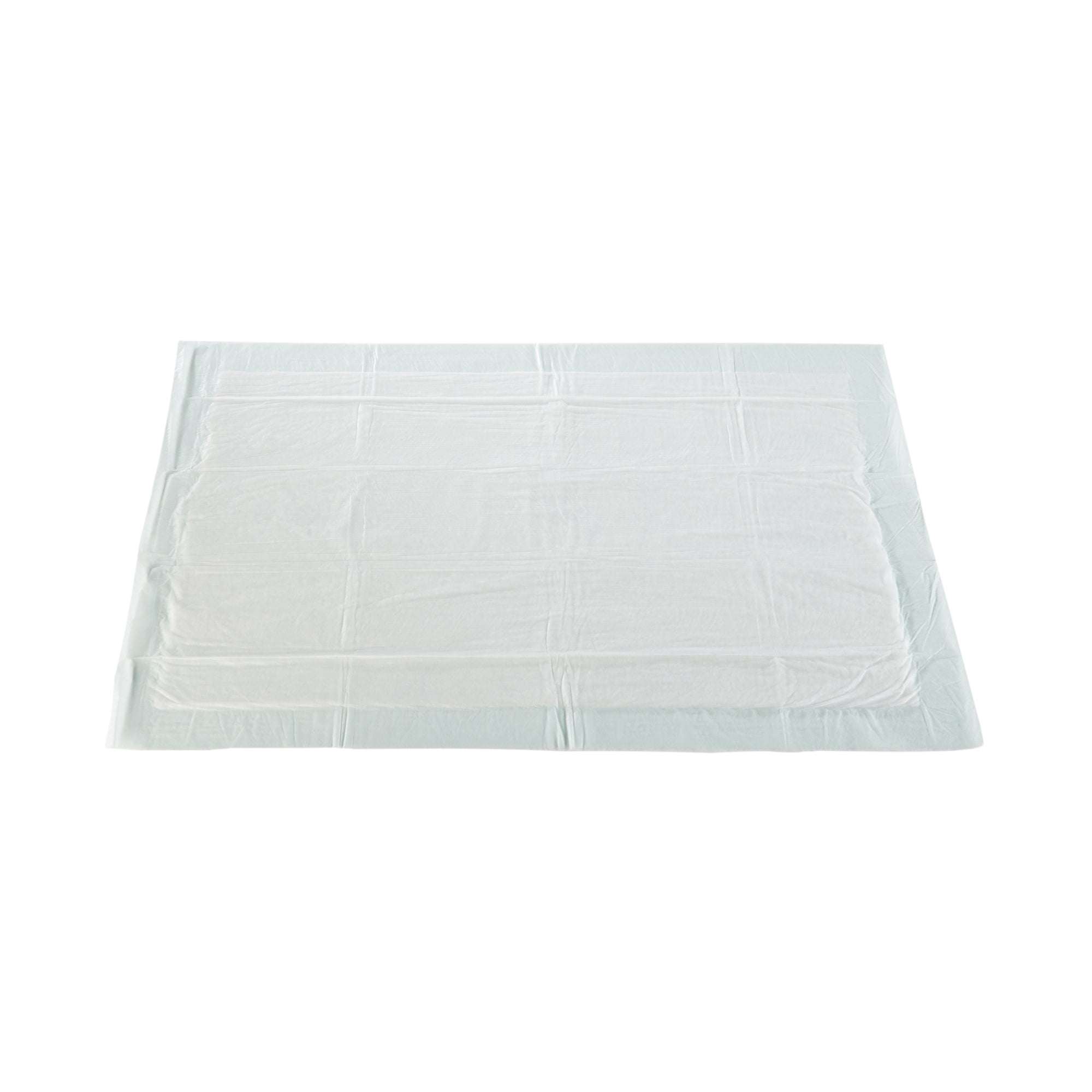 McKesson Super Disposable Underpads – Moderate Absorbency Fluff/Polymer, Green Backsheet, 23 × 36 in | HCPCS T4542