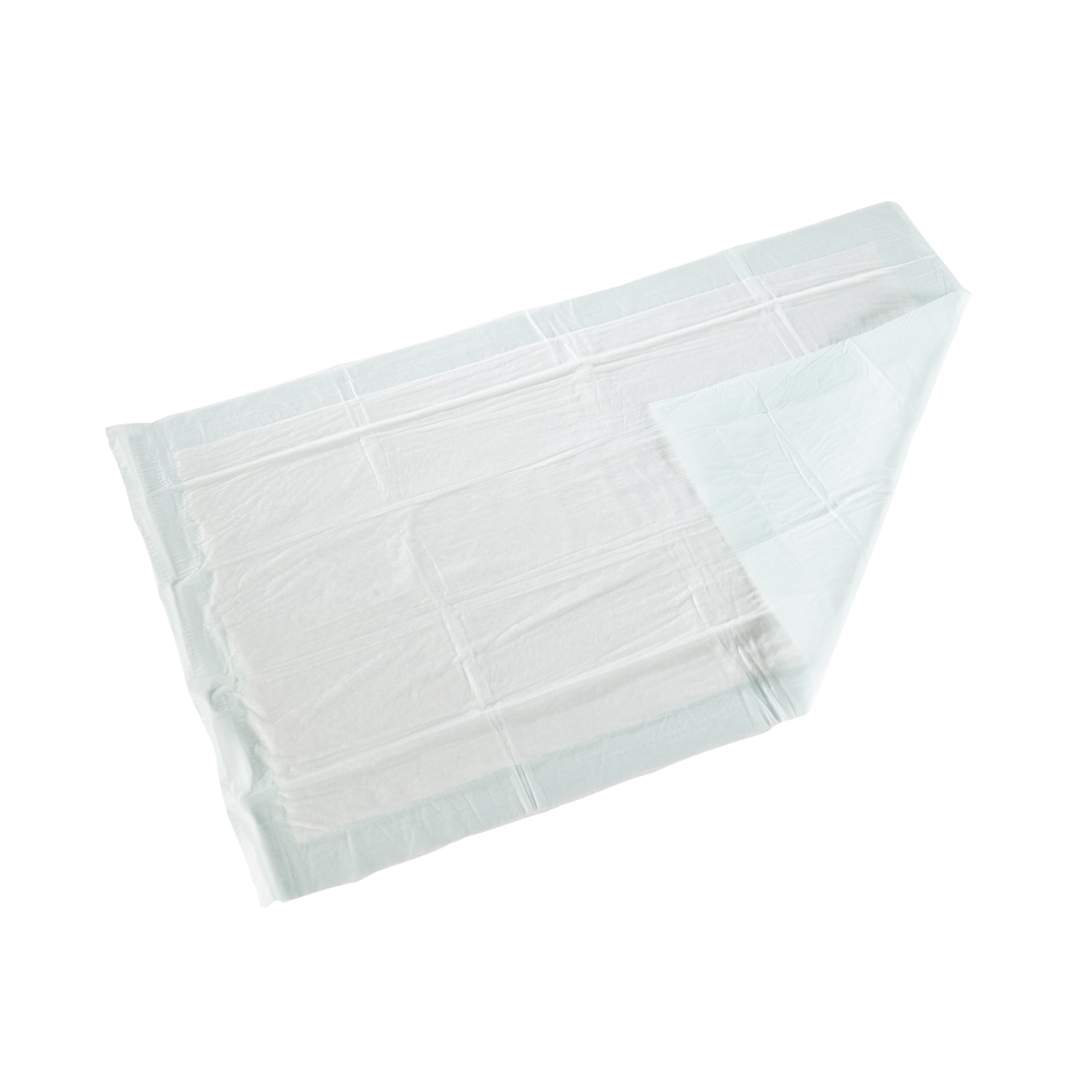 McKesson Super Disposable Underpads – Moderate Absorbency Fluff/Polymer, Green Backsheet, 23 × 36 in | HCPCS T4542