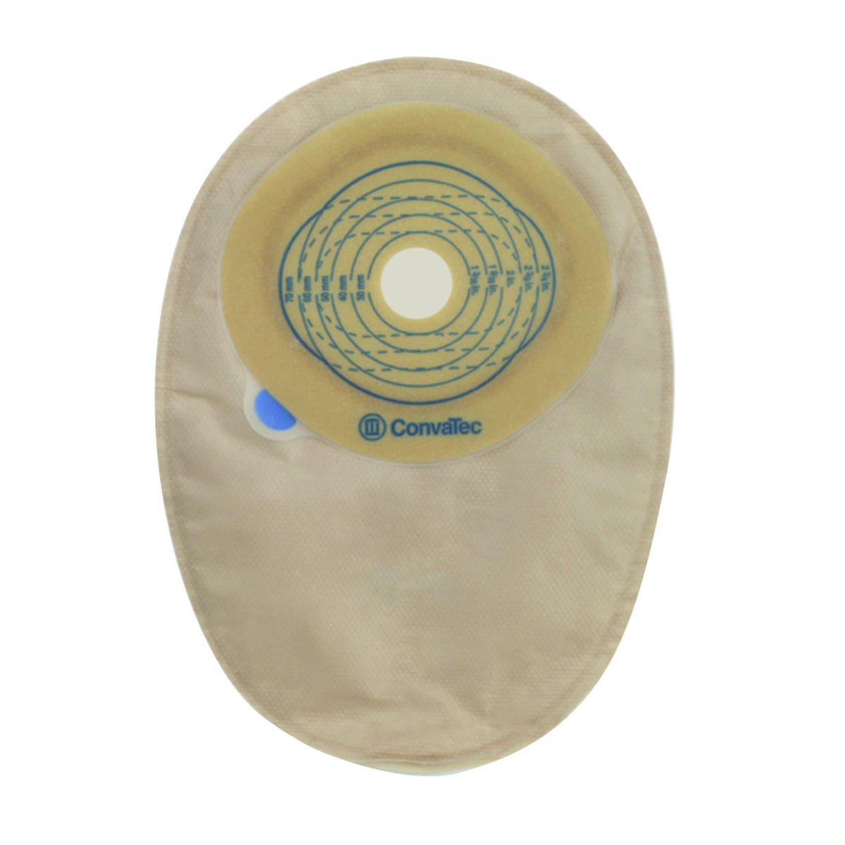 Ostomy Pouch Esteem+ One-Piece System 8 Inch Length Trim to Fit 13/16 to 2-3/4 Inch Stoma Closed End | 30/Box Default Title