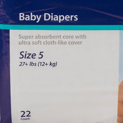 unisex baby diaper curity size 5 disposable heavy absorbency packaging type case